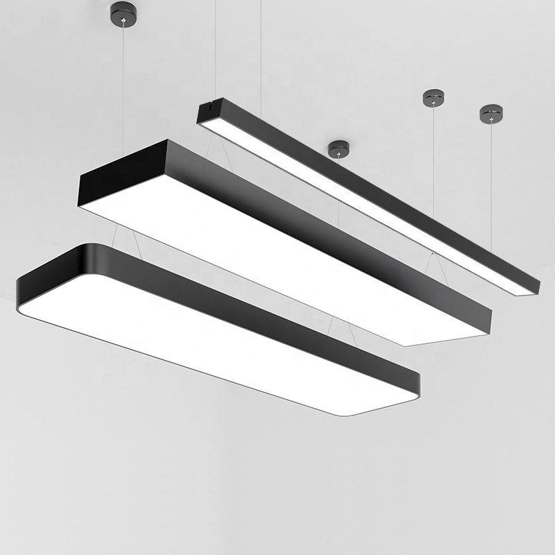 современный офис освещение линейный лампа 30w Led подвесной светильник Seamless алюминиевый офис Shop School Led линейный светильник