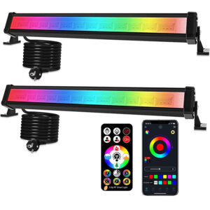 умный Tuya Wifi wall washer светильник цвет Changing Strip лампа IP65 водонепроницаемый RGB LED светильник бар для улицы интерьерное освещение