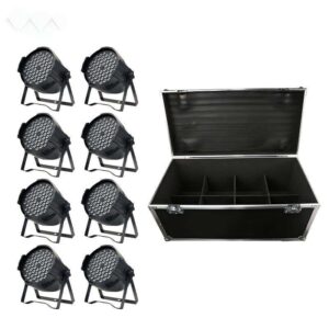 8pcs Flight Case Professional Stage освещение