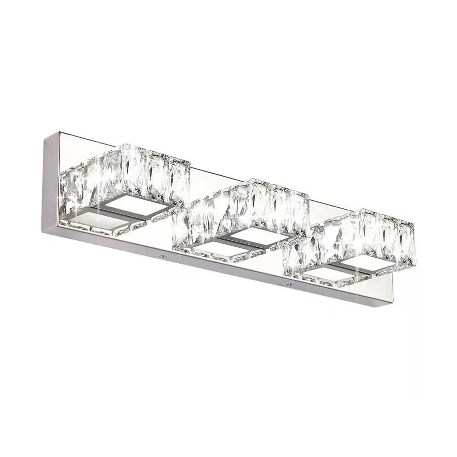 Customizable чёрный LED Bathroom Vanity светильники Bathroom хрустальный Wall освещение светильники Make up Mirror Front светильник Wall Sconces
