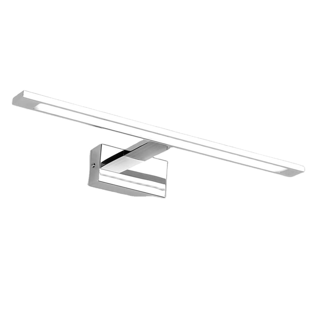 простой Stainless Steel настенный светильник Bath Mirror лампа водонепроницаемый Cabinet светильник спальня Bathroom