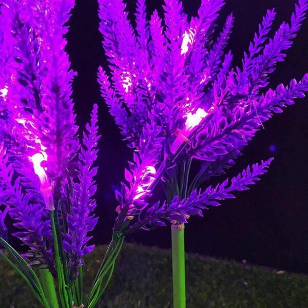 умный уличный Led Solar Decorative Garden Lavender газовый светильник festival лампа decoration