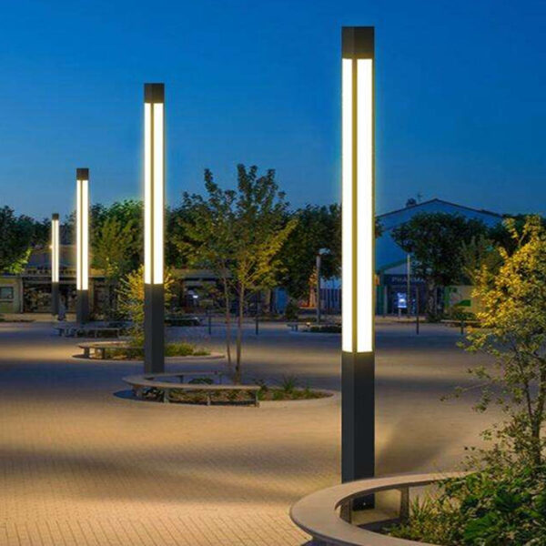 Led уличное освещение уличный фонарь 30w 60w алюминиевый Profile лампа Pole 0.8m-3m Yard Pathway Lawn Driveway заводской Customization