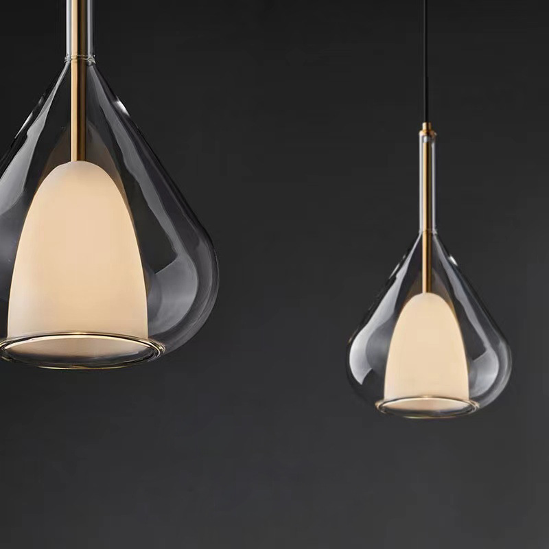 Hot Selling Northern Europe Chandeliers & подвесные светильники Glass лампа золотистый Led современный люстра светильник