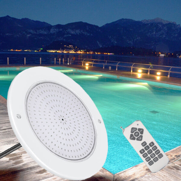 Ultra Thin Resin Filled ABS LED Pool лампа DC12V Reflector водонепроницаемый IP68 пульт ДУ Underwater RGB Swimming Pool светильник