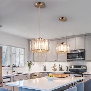 современный бар отель Home Decorative хрустальный люстра Hanging лампа подвесной светильник для столовая