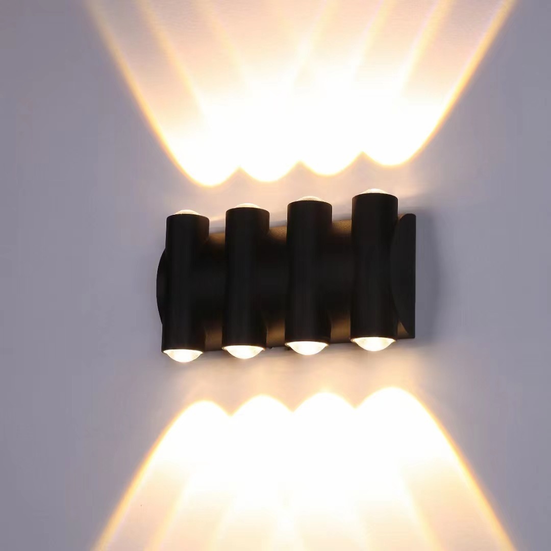 Outdoor Wall Porch Lights up and Down 4W 6W 8W 12W LED Wall Light Fixture for Garden Bedroom Living Room Front Door