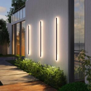 Led уличный Wall светильник Long Strip Wall Mounted светильники Ip65 водонепроницаемый Garden Led Wall лампы Outside