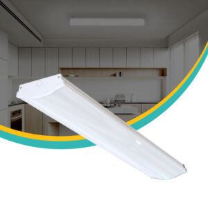 High Quality интерьерное освещение Cct Selectable 40w low bay линейный светильник Led Wraparound светильник потолочная лампа