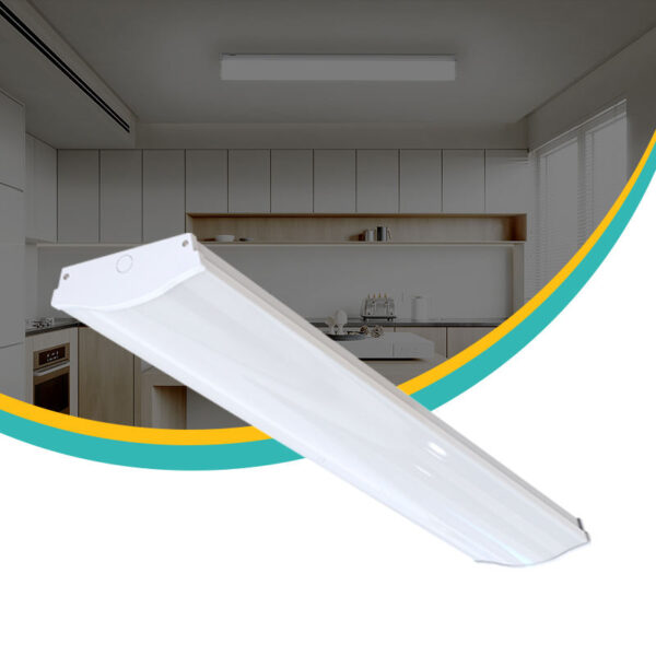 High Quality интерьерное освещение Cct Selectable 40w low bay линейный светильник Led Wraparound светильник потолочная лампа