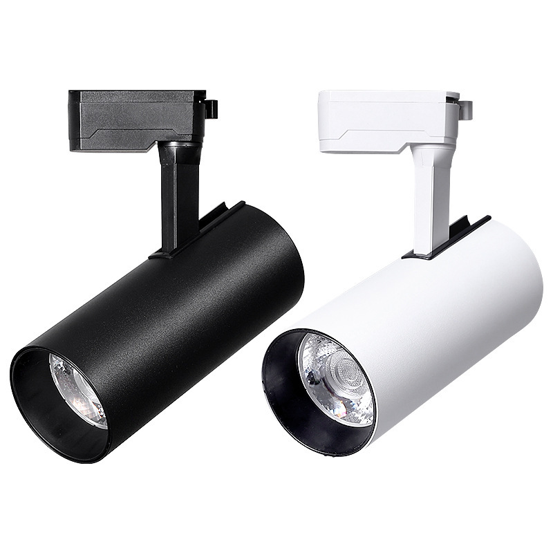опт LED Track светильники коммерческий 360 Degree Rotatable COB LED Track Spot светильник 2 Wire 20W 30W 40W Led трековый светильник спот