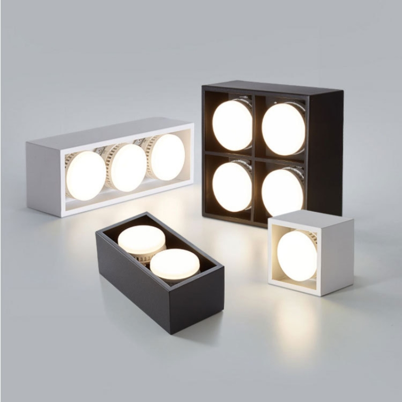современный 7 w 14 w 21 w 28 w Surface Mounted квадратный LED даунлайт спот Grille светильник Bold светильник потолочный светильник