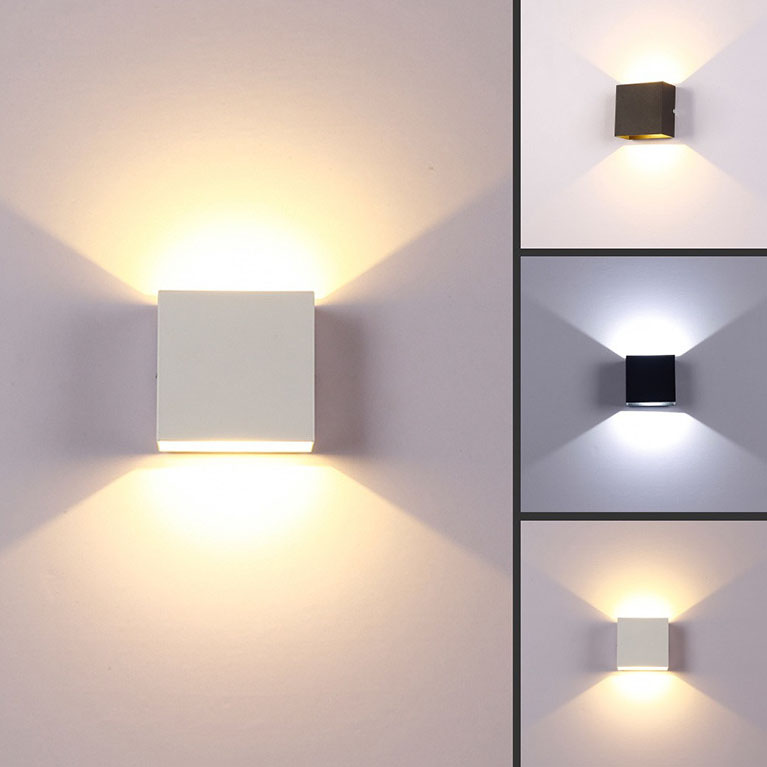 Stock Available Hot Sale Double Head Lighting Led Wall Lamp Wall Mounted for Home Lights Waterproof Ip65 Outdoor Wall Light