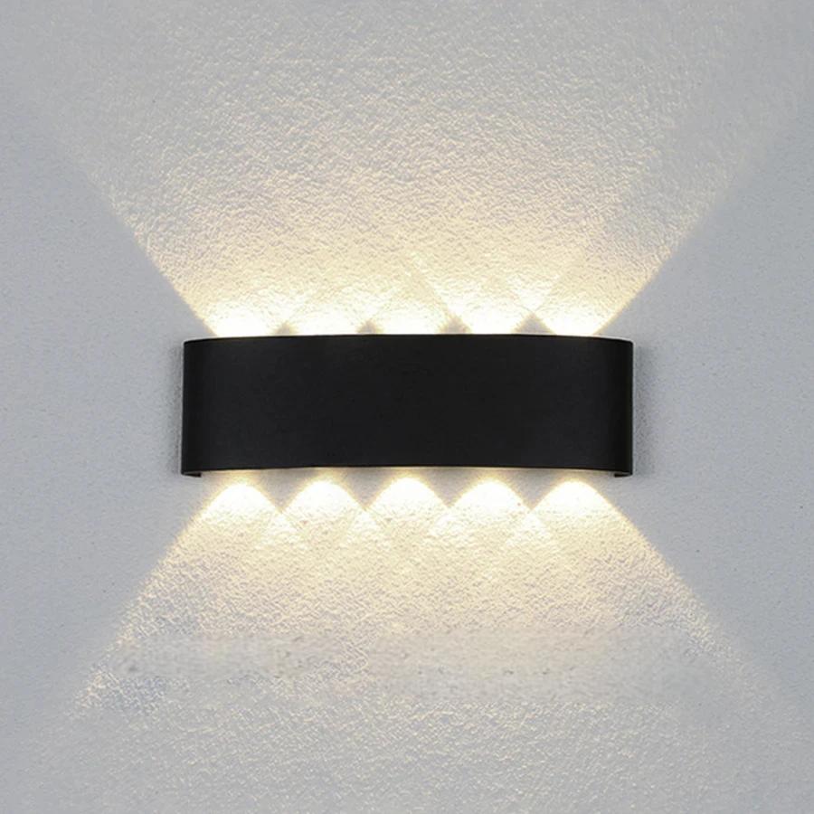 Sample IP65 водонепроницаемый настенный светильник простой Led гостиная Background настенный светильник отель Hall Corridor освещение up и Down светильник