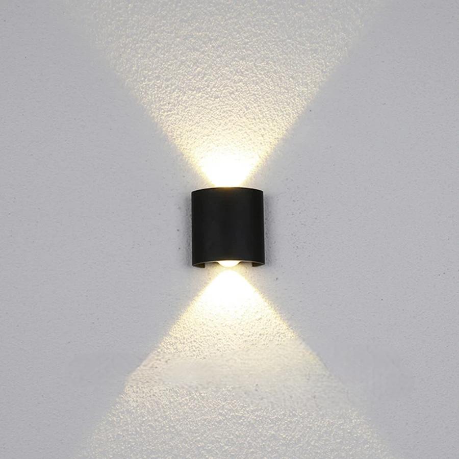 Led настенный светильник алюминиевый уличный Ip65 водонепроницаемый up Down Wall светильник для дома Stair спальня Bedside Bathroom Corridor освещение