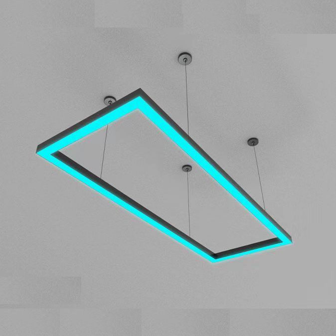 Professional Customization алюминиевый 24W 48W LED потолочный линейный светильник железо Metal Profile LED подвесной светильник LED офис лампа