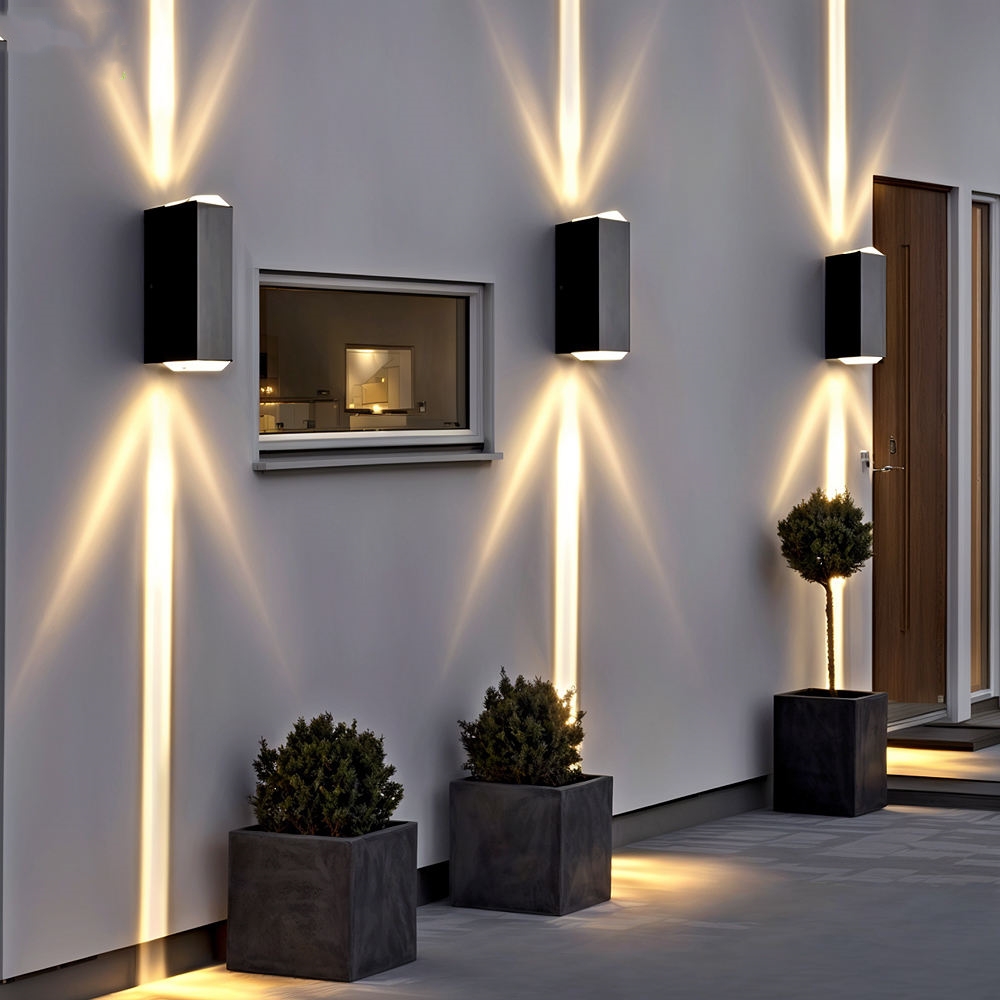LED уличный светильники водонепроницаемый IP65 AC85-265V Motion Sensor светильник Led уличный Wall светильник уличное освещение уличный настенный светильник