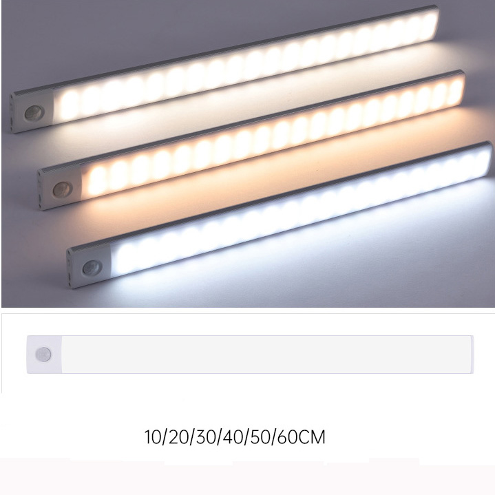 Spot Goods Wireless Portable Detector лампа для Wardrobe коридор Sensor LED Cabinet светильник USB-перезаряжаемый Induction Night светильник