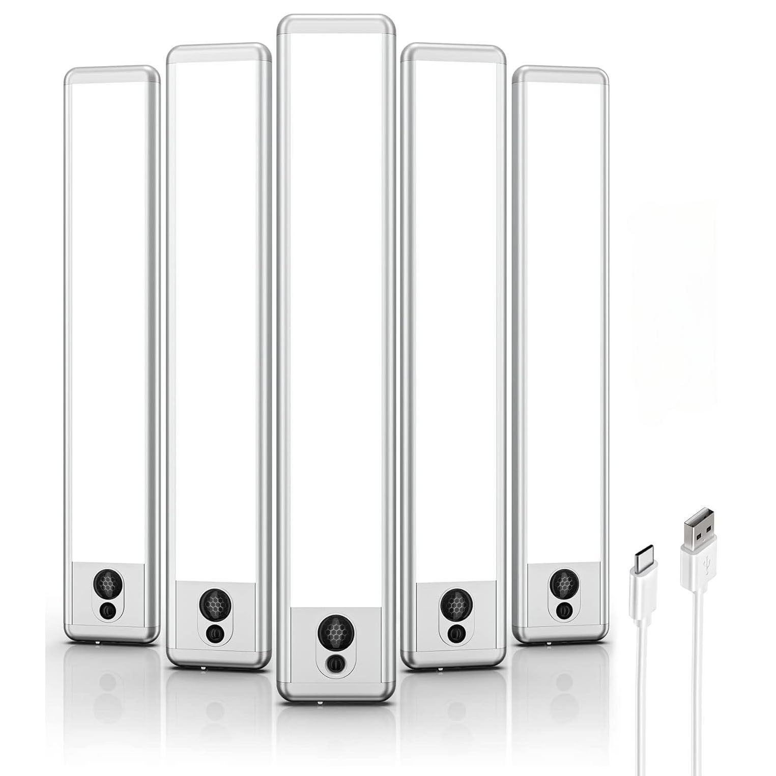 Wholesale Under Cabinet Motion Sensor Light 3000K/4000/6000K Kitchen Wardrobe Stairs Night Light 20cm 30cm Led Cabinets Lights