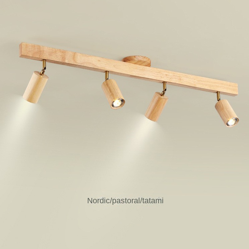 скандинавский современный Led трековый светильник 7w 14w 21w 28w 35w спот Led трековый светильник Ac110v Wood потолочная лампа