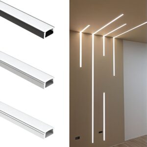 Fredlighting заводской индивидуальный алюминиевый Channel Milky PC Diffuser Cover Extrusion Suspended линейный Strip Led Profile светильник