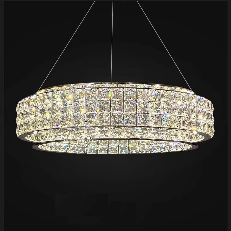 Design и Luxury Chandeliers & отель Flower American ресторан большой лампа Wedding светильники хрустальный люстра