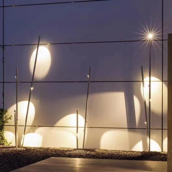 Led садовый светильник Solar Pathway светильники с Bamboo Design High Quality уличный Garden Stake Solar садовый светильник