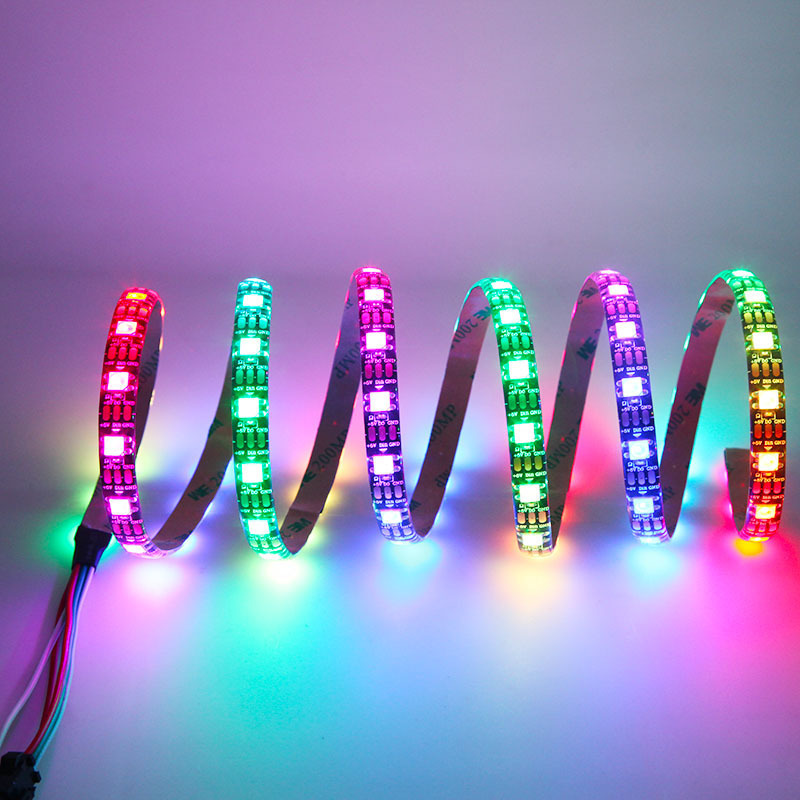 Customized хит продаж 5M Smd 2835 LED-лента RGB 24Key IR Remote Controller Adapter Dotless гибкий COB LED-лента