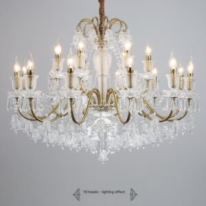 Custom Simple Modern Large Luxury Hotel Project Banquet Hall Restaurant Lobby Crystal Rod LED Ceiling Chandelier