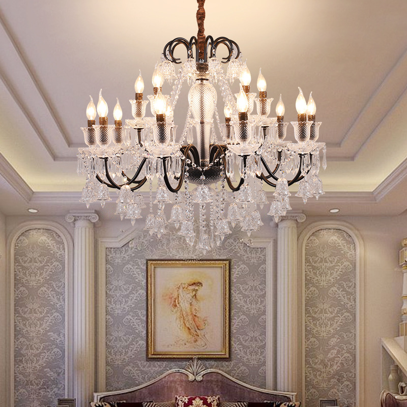 2025 New Original заводской современный High потолочный House Villa отель Lobby Hanging Led Luxury хрустальный люстра светильник лампа