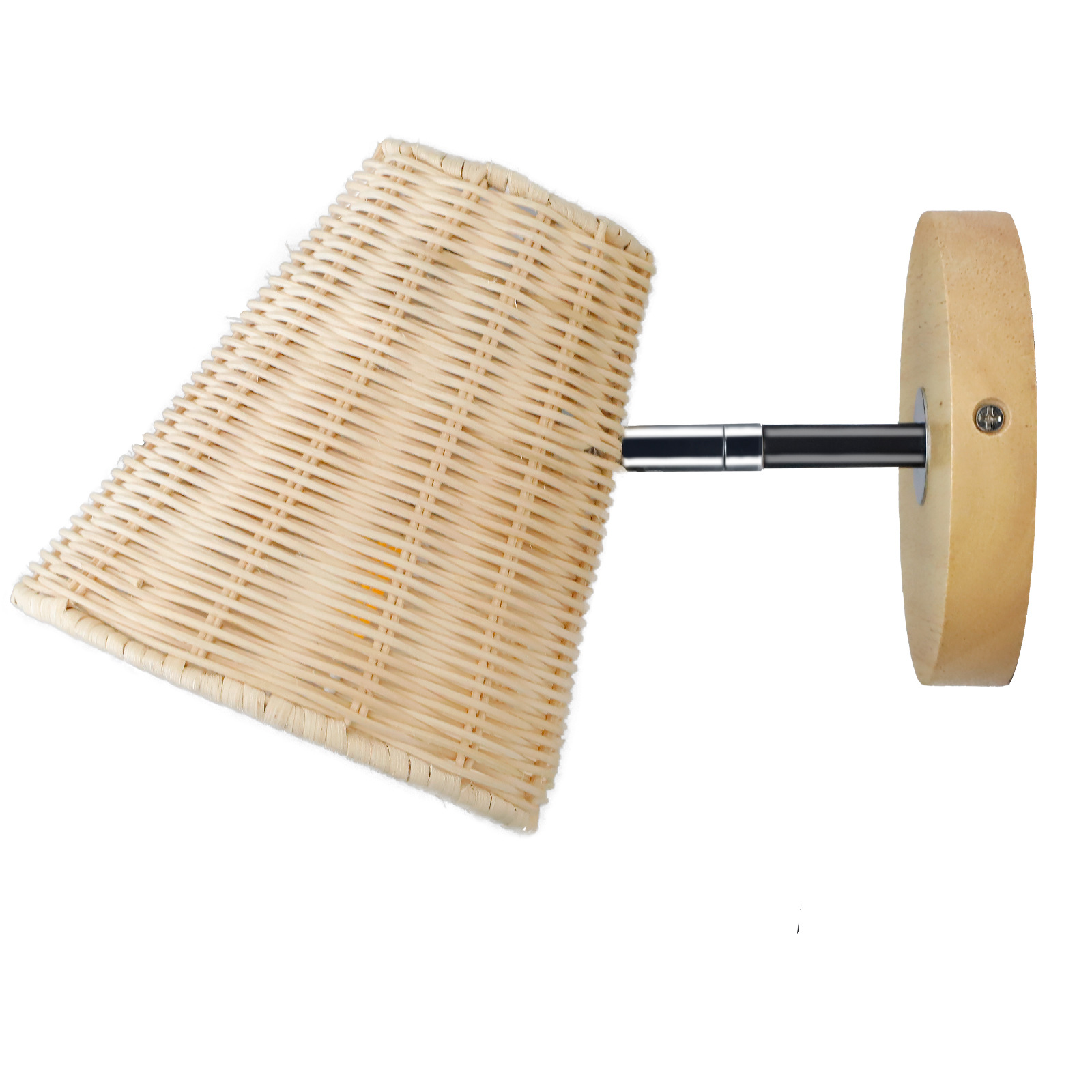 Bamboo Lantern настенный светильник Cord Hand Woven Rattan фермерский стиль рустикальный Wall Sconces Boho Sconces гостиная спальня Wall освещение