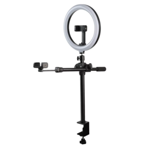 Desk-mounted LED Studio Fill Ring светильник Kit с мобильный Phone Holder для Live Broadcast Video Vlogging фотосъёмка освещение