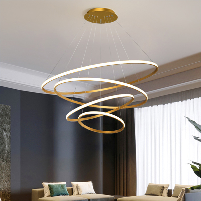 современный скандинавский круглый Hanging люстра отель Lobby столовая отель Rooms и Home Decor Decorative освещение подвесной светильник