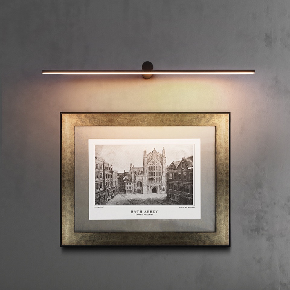 16 INCH ,24 INCH , 31.5 Inch,40 INCH скандинавский Minimalist современный Illuminant Painting Background настенный светильник