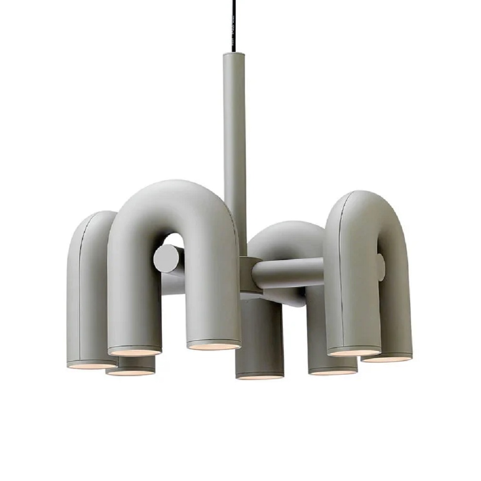 3 Ram Grey цвет 4U Creative стиль LED люстра с Removable лампа