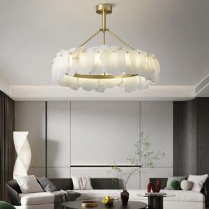Gorgeous White интерьерный Hanging Alabaster люстра регулируемая высота подвесной светильник для столовая Decorative освещение Included