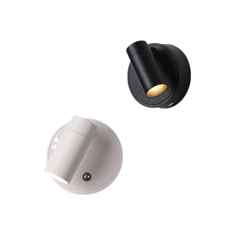 интерьерный 3W LED Wall Lamp180 Degrees Rotating Magnet Fixation отель Sconce спальня перезаряжаемый LED Wall светильник
