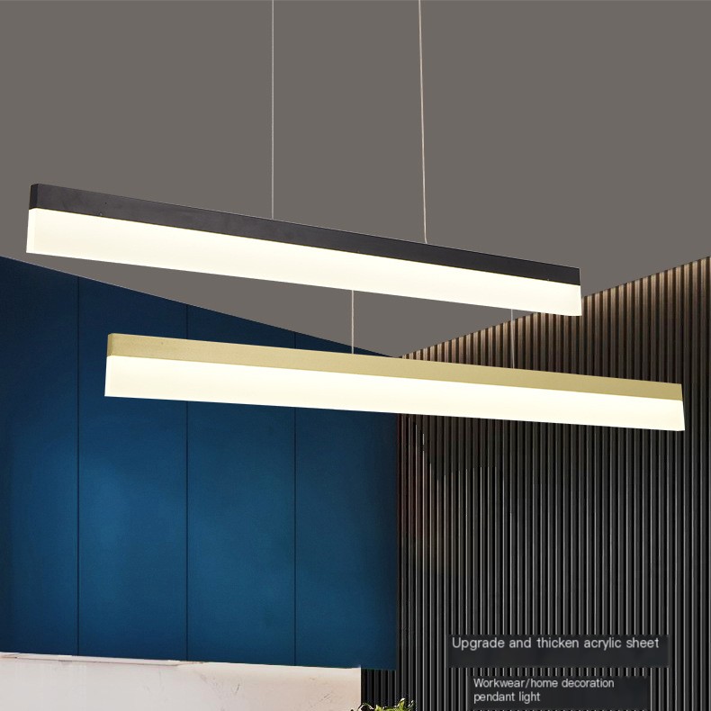 Modern Indoor Linkable Lighting Decorative Batten Lamp Hanging Suspended  Conferensroom Office Aluminum Led Strip Linear Lights