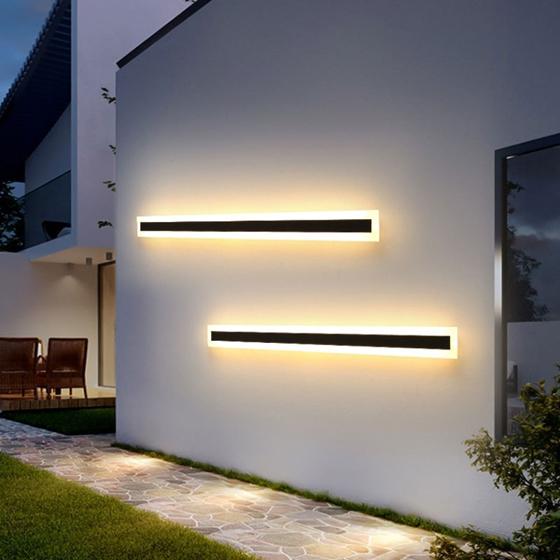 Contemporary алюминиевый LED Wall скандинавский стиль Acrylic Diffuser уличный Washer IP65 Rated водонепроницаемый линейный Strip Wall освещение