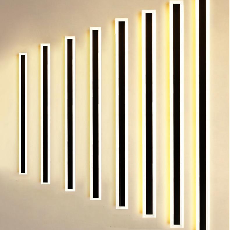 Corrosion Resistant Stainless Steel уличный LED Wall светильник Long Strip IP65 водонепроницаемый Villa Garden Park Long LED настенный светильник