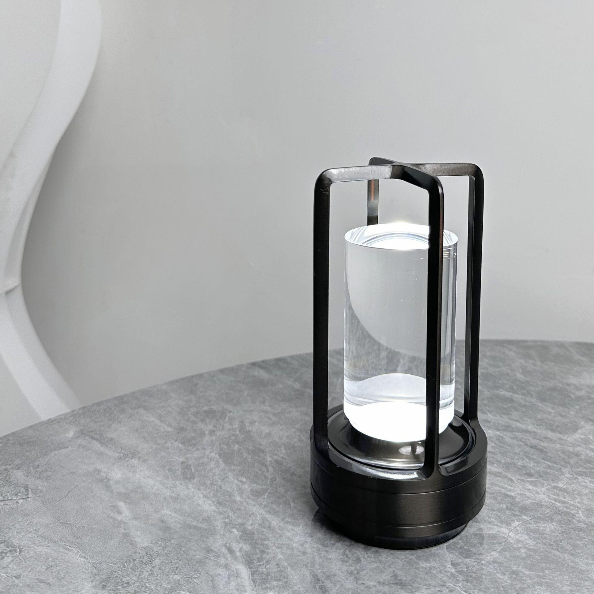 современный перезаряжаемый алюминиевый отель бар гостиная Reading Decoration Led Charger Wireless Control Led Night светильник Desk лампа