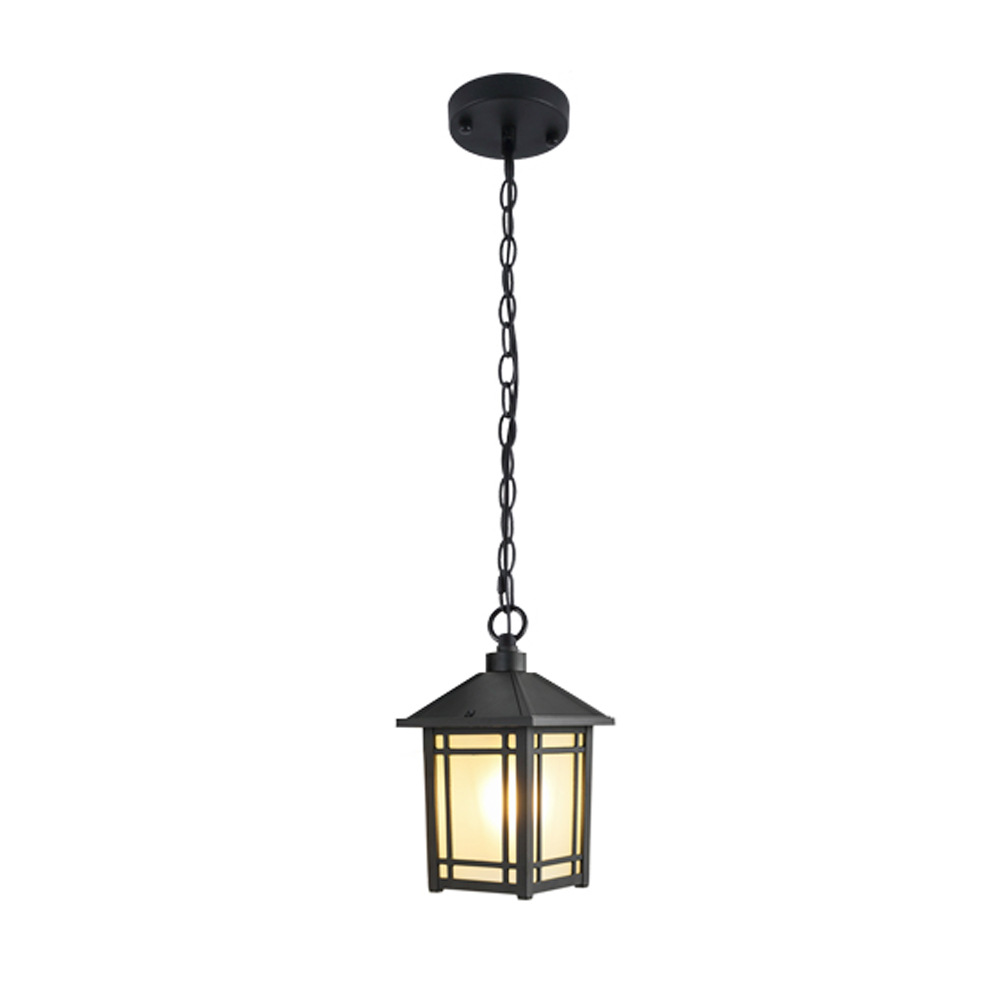 Retro American Style Pendant Lamp Balcony Courtyard Garden Pavilion Light Corridor Room LED Outdoor Chandelier