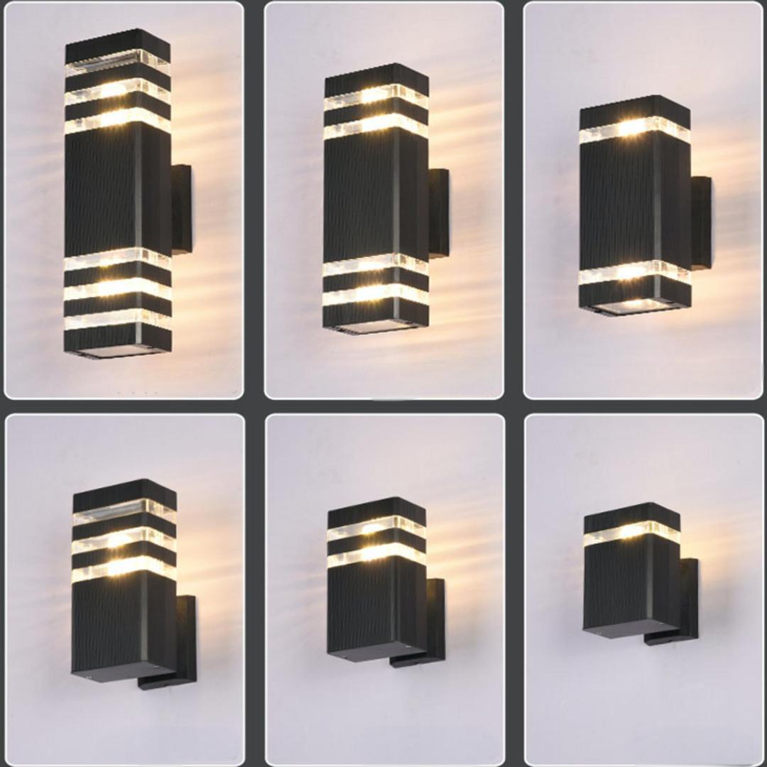 водонепроницаемый уличный LED настенный светильник up квадратный Design Bedside Stair Corridor Wall светильник освещение современный освещение Led настенный светильник
