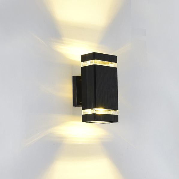 Modern Outdoor Wall Light Recessed Led Step Wall Sconce Ip65 Waterproof Stairs Lights Outdoor Garden Light