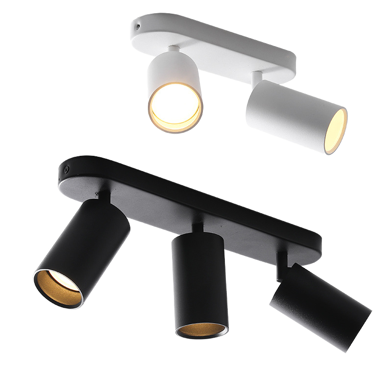 современный Minimalist потолочный Anti Glare Dual Head тройной Head спот LED Home Decoration спальня ресторан освещение трубчатый светильник