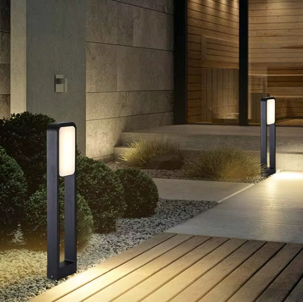 водонепроницаемый садовый светильник Landscape Pathway Highlight современный Luxury LED Bollard Post светильник уличный LED газовый светильник