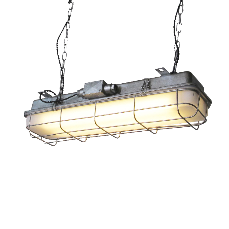 American Industrial Style Chandelier Retro LOFT Nostalgic Fluorescent Lamp Old-fashioned bar Tavern Decorative Long Strip Lamps