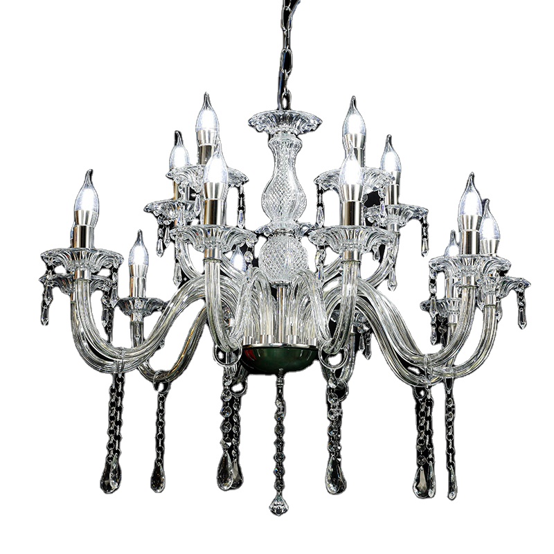Acrylic Crystal Chandelier 15 Lights Crystal-Like Acrylic Clear Color