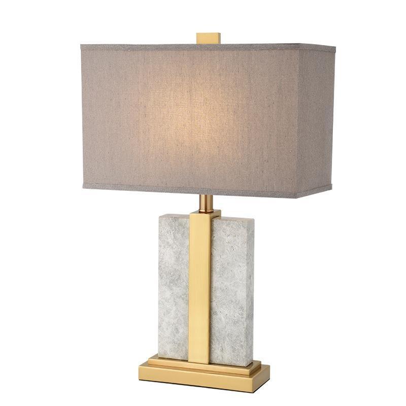 Postmodern Designer Edition Brass и Natural Marble Elegant Villa отель спальня Bedside Decorative освещение