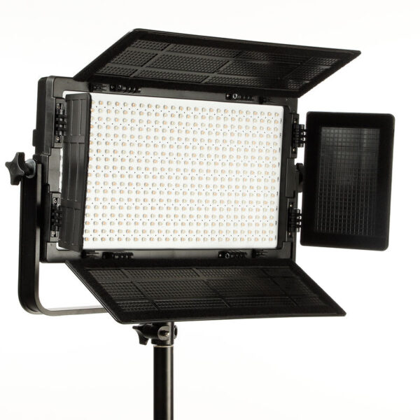 LP-2005TDX II 100W Bi-Color LED Video Light Photography Fill Light with IP33 Ra95 Dimmable for Studio Shooting